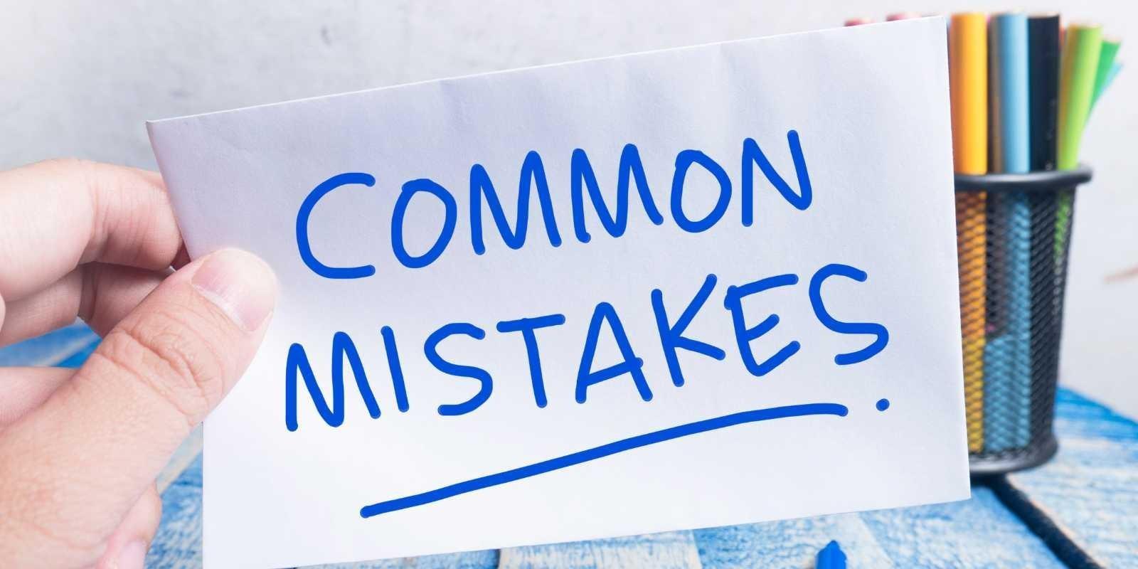 Common Mistakes When Selling a House 